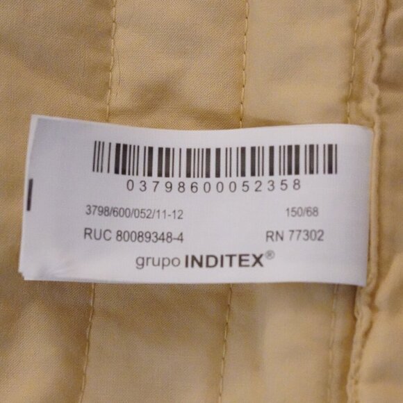 Zara, Kids Floral Embroidered Open Front Gauze Vest, Cream, White - Picture 5 of 5